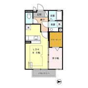 プレジール Bの間取り画像