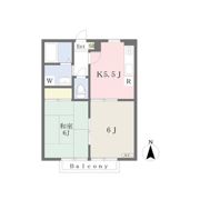 パセオ郡山の間取り画像