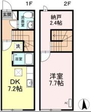 リースランド舘前公園 Bの間取り画像