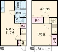 ユートピア巻IIの間取り画像