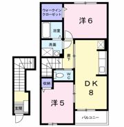 プルミエ アムール Aの間取り画像