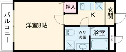 サン・ルモンド岡山手の間取り画像