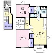 エル・フラワーBの間取り画像