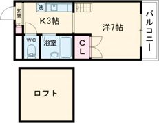 エルロード有馬・香里の間取り画像