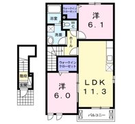 プリムローズ Ⅰの間取り画像