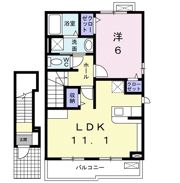 エスポアールBの間取り画像