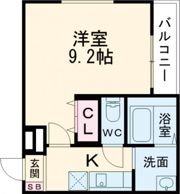 フジパレス牧野Ⅲ番館の間取り画像