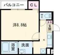 フジパレス牧野Ⅲ番館の間取り画像