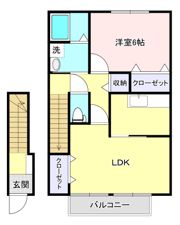エクセリアA棟の間取り画像