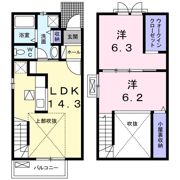 サン・コテージュCの間取り画像