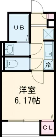モダンアパートメント枚方上之町の間取り画像