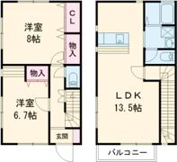 REVEⅠの間取り画像