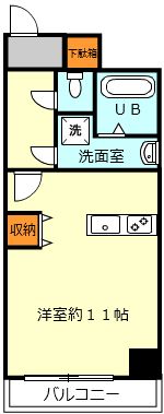 ミハマレジデンス枚方の間取り画像