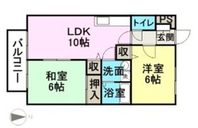 サンガーデン舞原Aの間取り画像