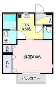 パルテンツァ新白河A棟の間取り画像