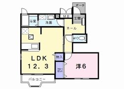 ピュア ファウンテン ヴィラⅠの間取り画像