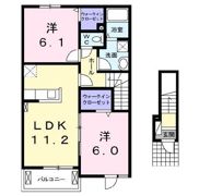 プルナス新白河の間取り画像