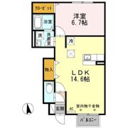 D-room Aの間取り画像