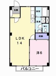 シャルマンコーポ走谷の間取り画像