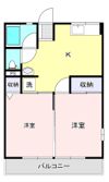パインハイツDの間取り画像