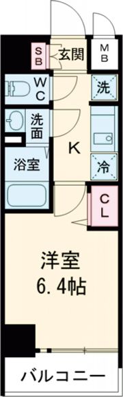 プレサンス神戸キュリオの間取り画像