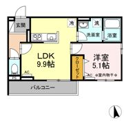 ユニヴェール B棟の間取り画像
