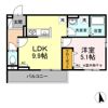 ユニヴェール B棟の間取り画像
