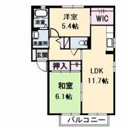 バリュージュJIN A棟の間取り画像