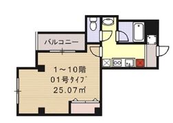 MASANI三宮(旧：ラ・フォンテ三宮)の間取り画像