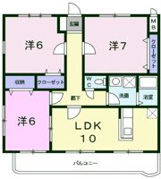 コンフォールの間取り画像