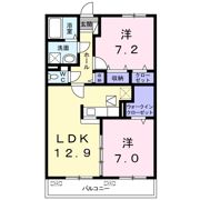 クレールⅢ Dの間取り画像