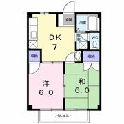 カメリアⅡ号館の間取り画像