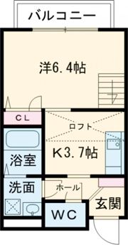 ルシアコートハルの間取り画像