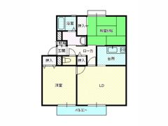 カルチェ東香里ⅡA棟の間取り画像