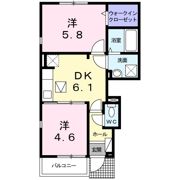 レジデンス アルドーレ Cの間取り画像