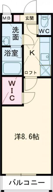 フジパレスフジマサの間取り画像