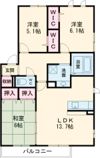 クレール田宮の間取り画像
