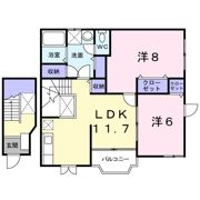ヴィラサンライズの間取り画像