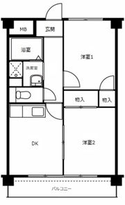 エルベくずは並木の間取り画像