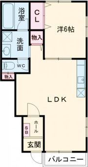 ルシアS＆Tの間取り画像