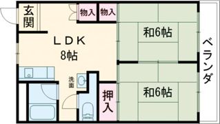 にしまちハイツの間取り画像