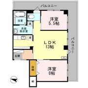 ロングステイ山下の間取り画像
