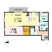 ミロワールの間取り画像