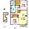 クローバーハウス Bの間取り画像