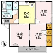 ロイヤルガーデン子安 Cの間取り画像