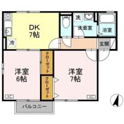 ロイヤルガーデンコート Aの間取り画像