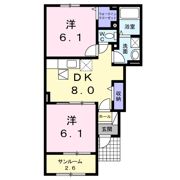 グロリアス山鹿 Ⅱの間取り画像