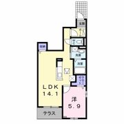 マジャリスⅠ番館の間取り画像