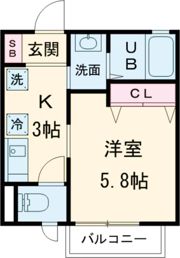 シャーメゾン松屋町の間取り画像