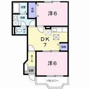 カーサ・ラフィーネBの間取り画像